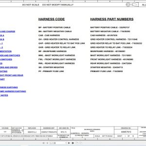 JCB Forklift 940 4 T3 2008 2025 Electrical and Hydraulic Diagram (1)