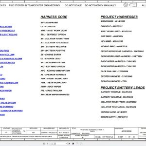 JCB Forklift 940 STV 2022 2025 Electrical and Hydraulic Diagram (1)