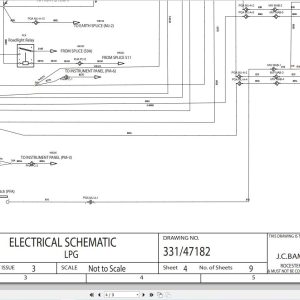 JCB Forklift TLT 25G T3 1997 2018 Electrical and Hydraulic Diagram (1)