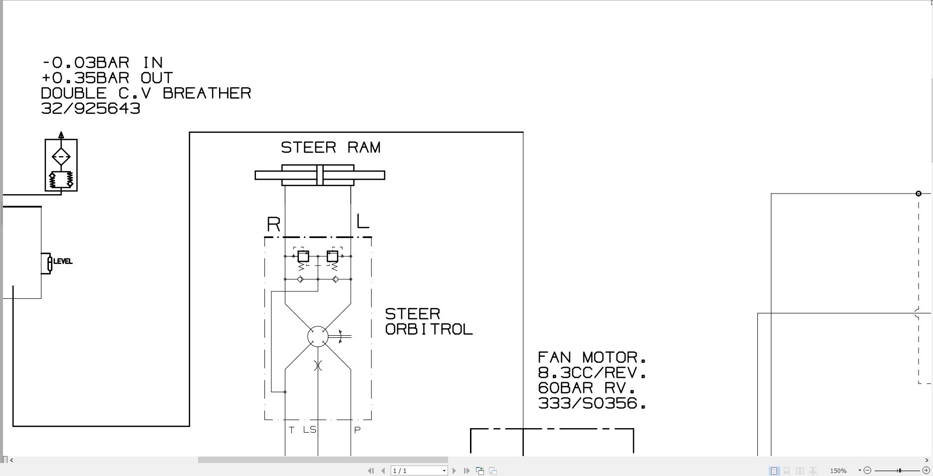 JCB Forklift TLT 30G 4×4 STV 2019 2024 Electrical and Hydraulic Diagram (2)
