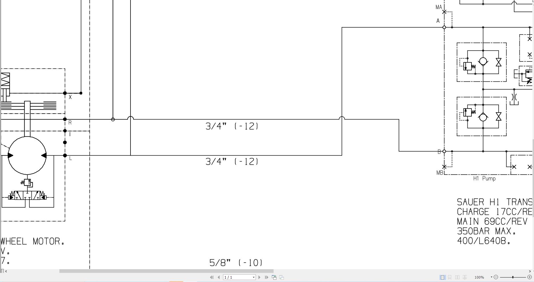 JCB Forklift TLT 30G STV 2018 2025 Electrical and Hydraulic Diagram (2)
