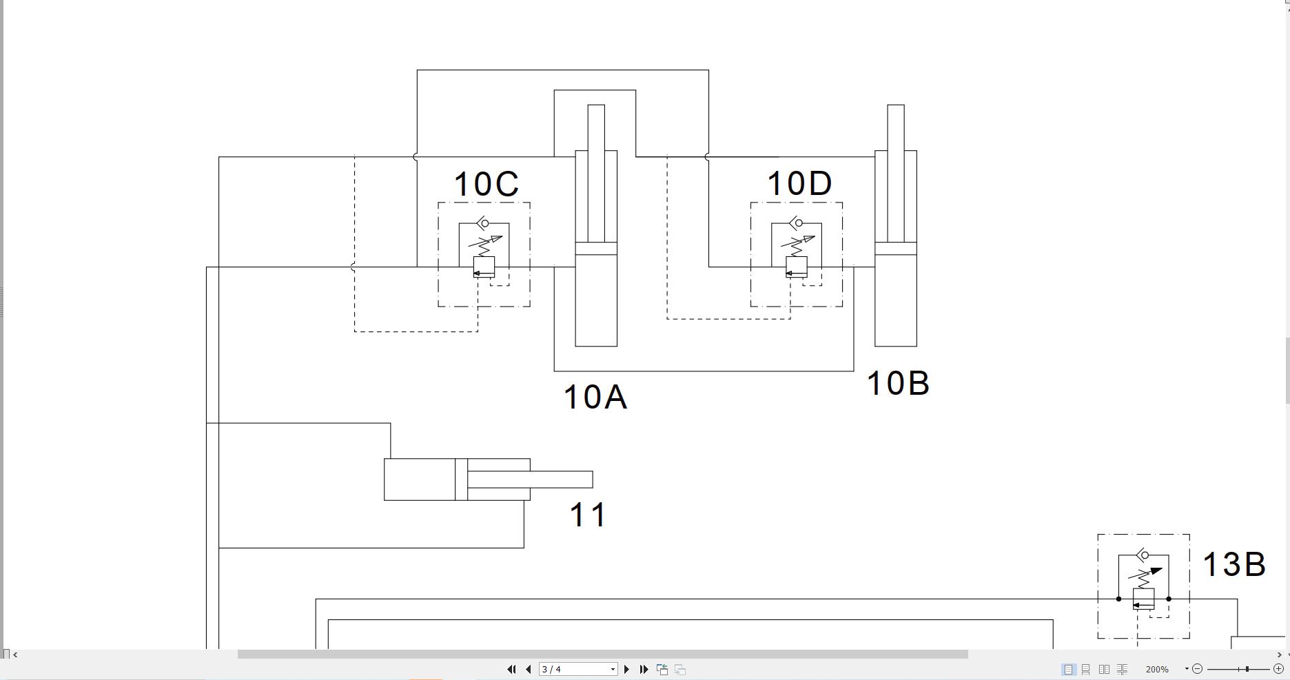 JCB Forklift TLT 35D T3 2008 2019 Electrical and Hydraulic Diagram (2)