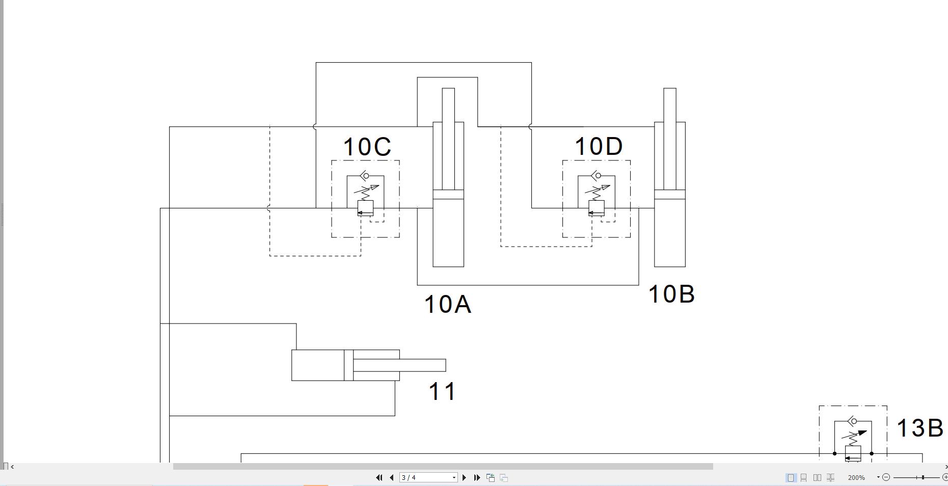 JCB Forklift TLT 35D T4F 2013 2023 Electrical and Hydraulic Diagram (2)