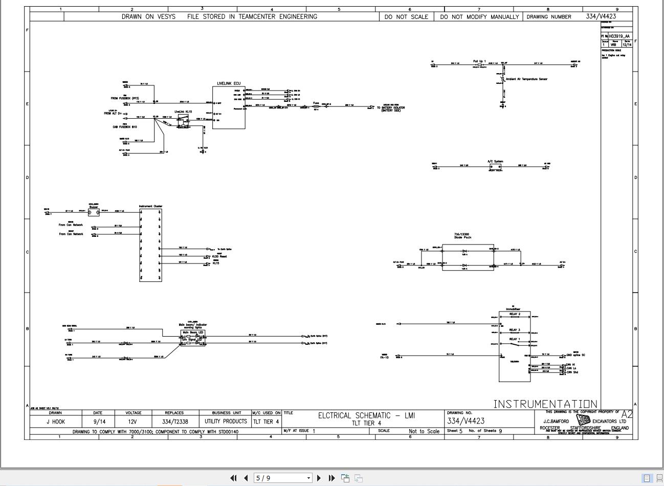 JCB Forklift TLT 77 46D T4F 2020 2025 Electrical Diagram (2)