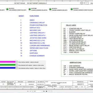 JCB Loader 135 BS3 RAJ 2019 2024 Electrical and Hydraulic Diagram (1)