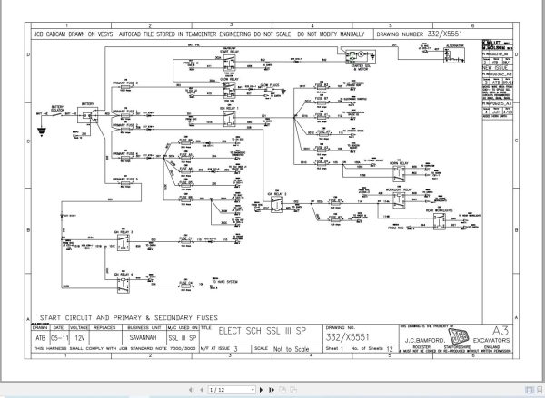 Jcb Loader 135 T3 Ge0 2012 2015 Electrical Diagram (1)