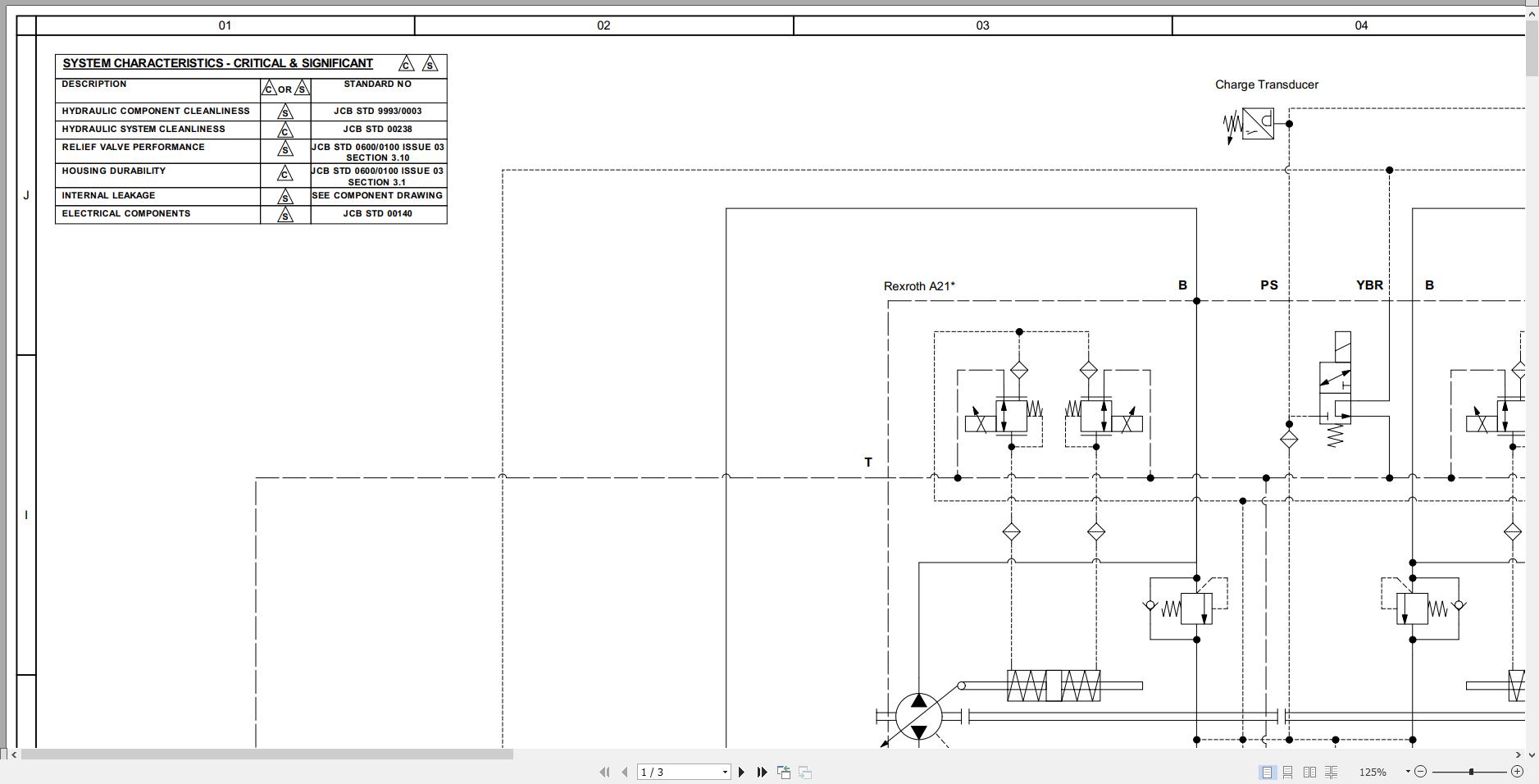 JCB Loader 135 T3 HAR 2016 2017 Electrical and Hydraulic Diagram (2)