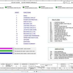 JCB Loader 155 BS3 RAJ 2019 2024 Electrical and Hydraulic Diagram (1)