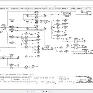 JCB Loader 155 T3 GE0 2011 2015 Electrical and Hydraulic Diagram (1)