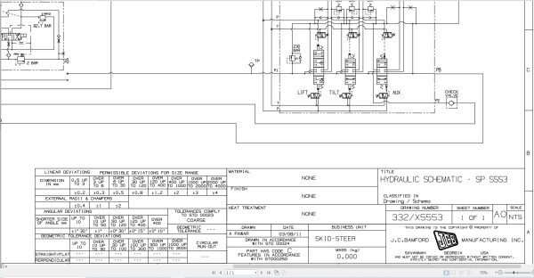 Jcb Loader 155 T3 Ge0 2011 2015 Electrical And Hydraulic Diagram (2)
