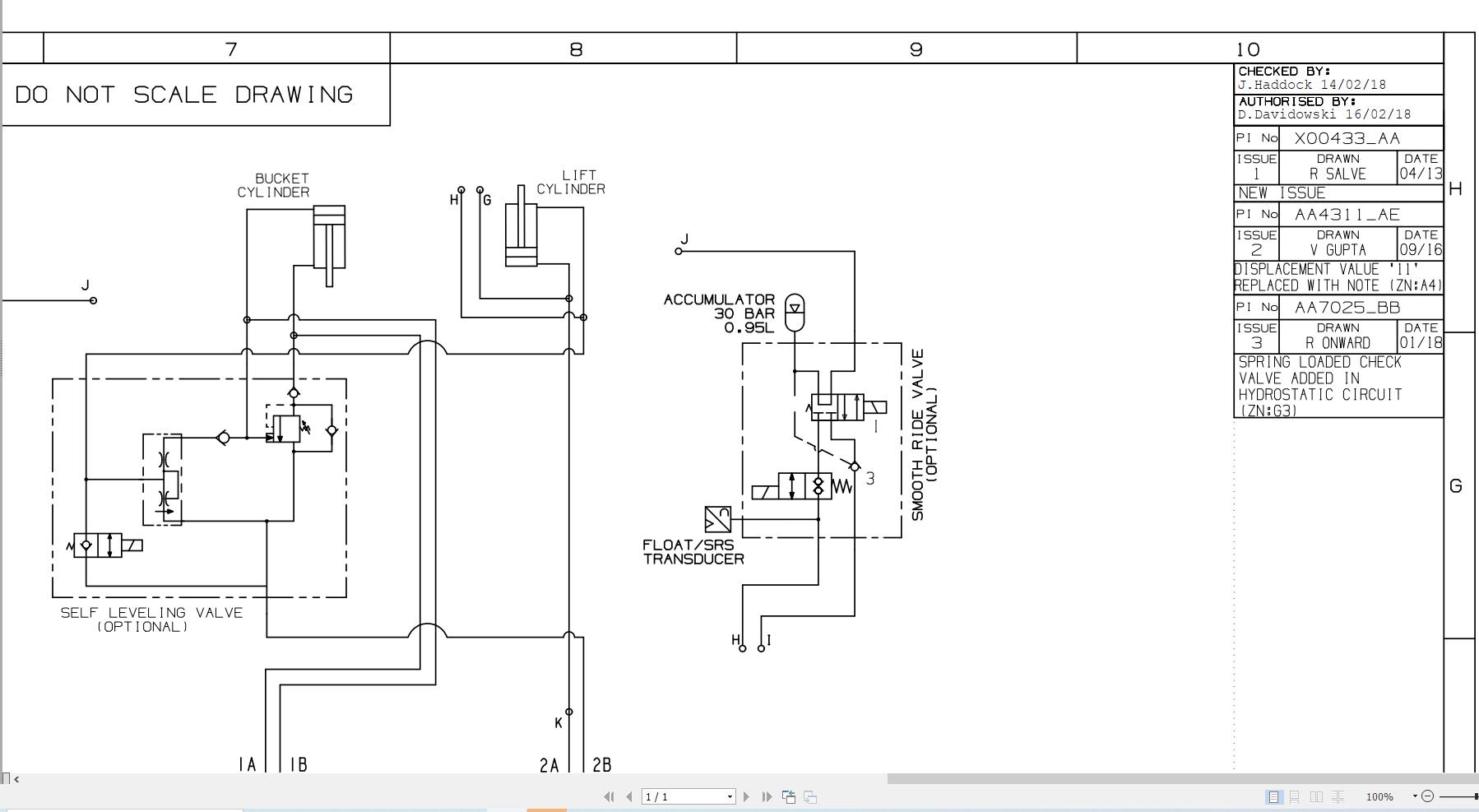 JCB Loader 155 T4F RAJ1 2017 2024 Electrical and Hydraulic Diagram (2)