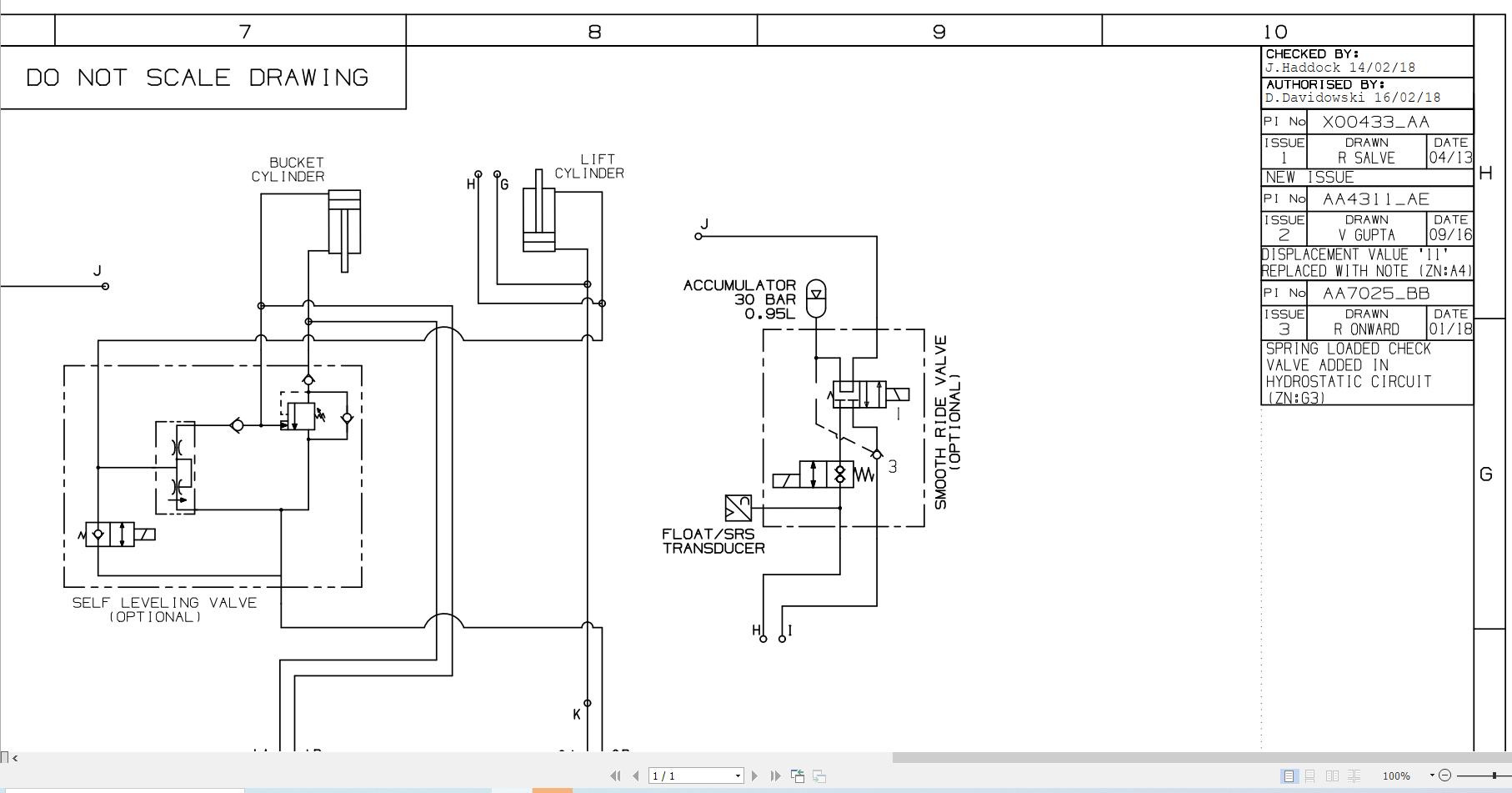 JCB Loader 190 T4F GE0 2014 2017 Electrical and Hydraulic Diagram (2)