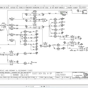 JCB Loader 190T T3 GE0 2012 2015 Electrical and Hydraulic Diagram (1)
