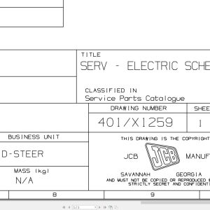 JCB Loader 205 HD T3 RAJ 2024 2025 Electrical Diagram (1)
