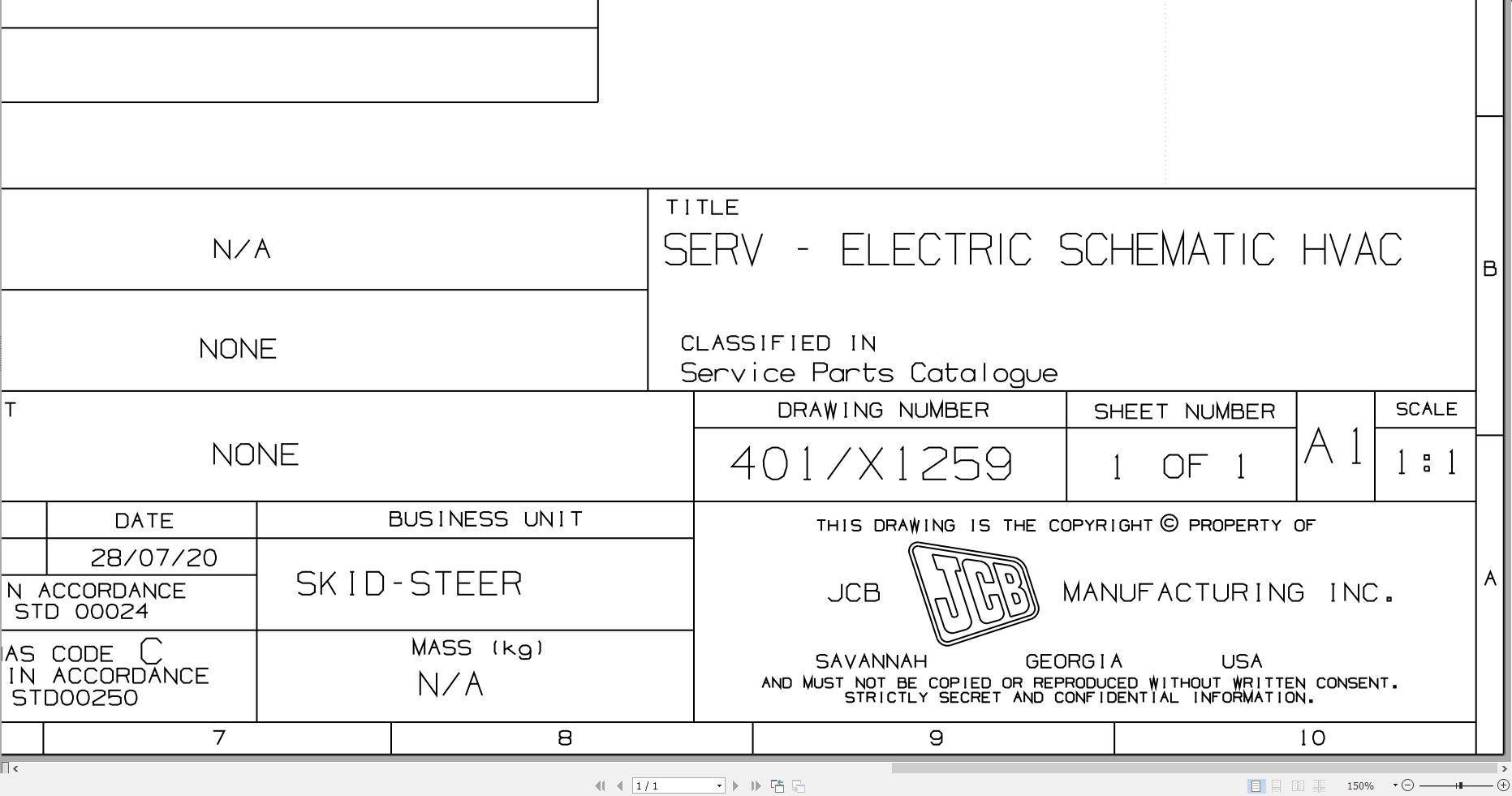 JCB Loader 205 HD T3 RAJ 2024 2025 Electrical Diagram (1)