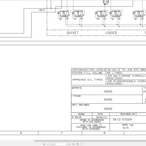 JCB Loader 205T T4F GE0 2014 2017 Electrical and Hydraulic Diagram (1)