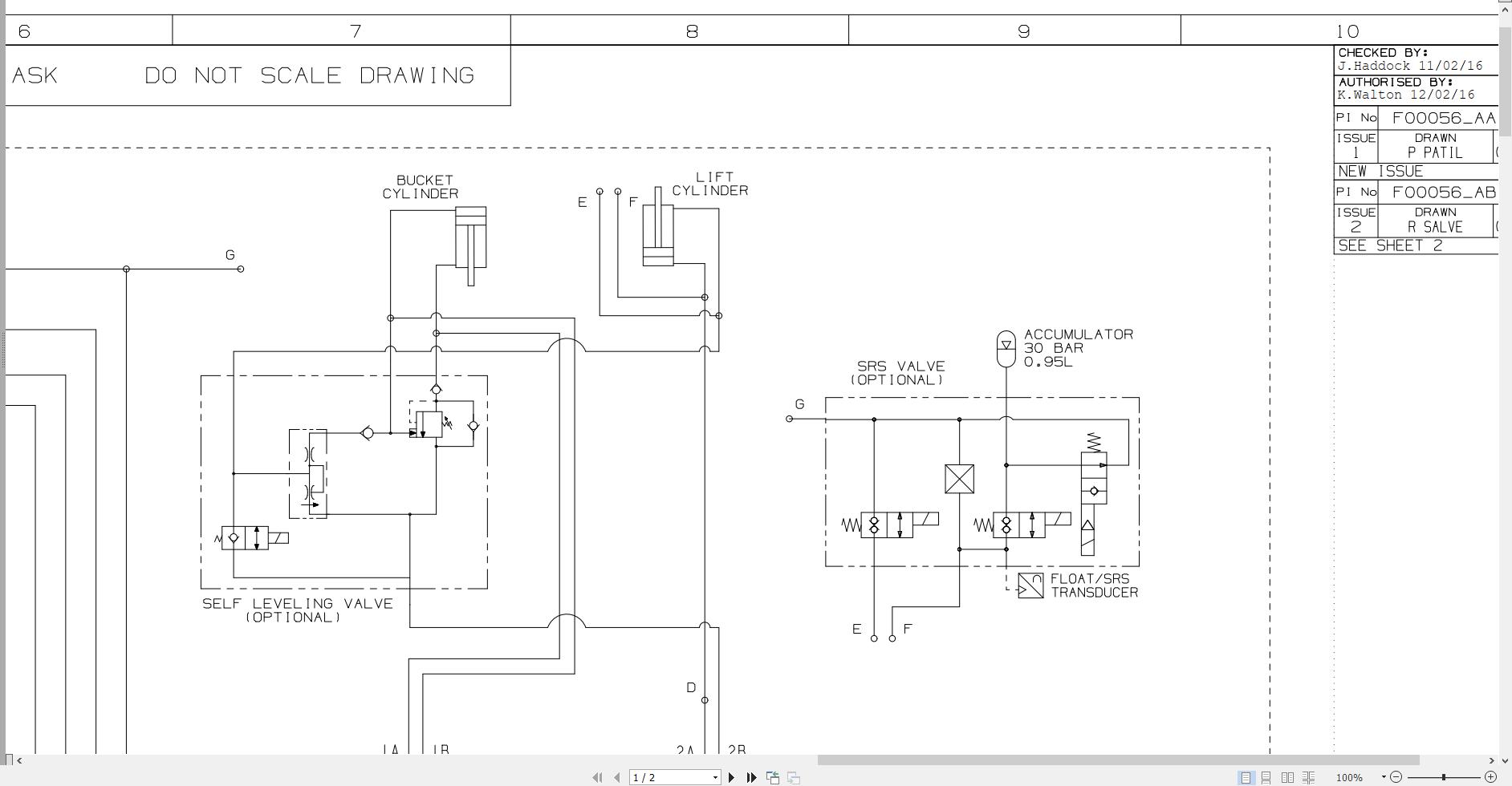 JCB Loader 225 T3 GE0 2011 2017 Electrical and Hydraulic Diagram (2)