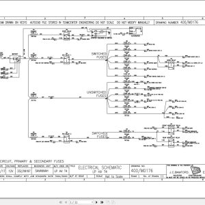 JCB Loader 225 T4F GE0 2013 2017 Electrical and Hydraulic Diagram (1)