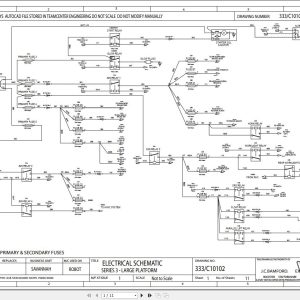 JCB Loader 225T T3 GE0 2011 2017 Electrical and Hydraulic Diagram (1)