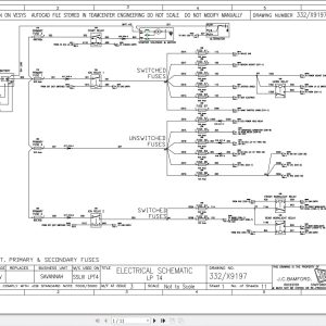 JCB Loader 225T T4F GE0 2013 2018 Electrical and Hydraulic Diagram (1)