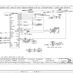 JCB Loader 250 T4F GE0 2017 2020 Electrical and Hydraulic Diagram (1)