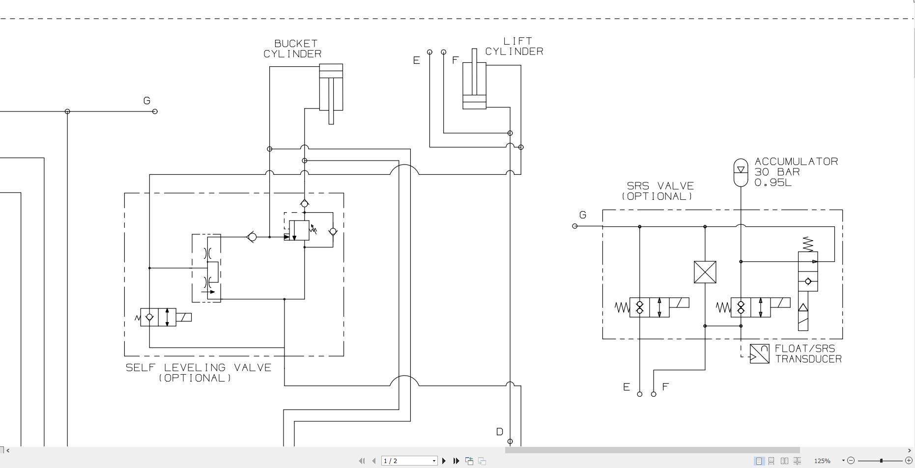 JCB Loader 250T T3 GE0 2018 2020 Electrical and Hydraulic Diagram (2)