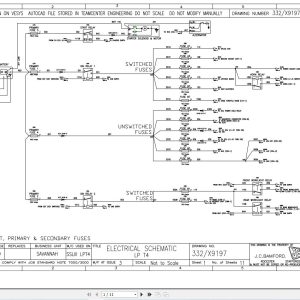 JCB Loader 250T T4F GE0 2018 2020 Electrical and Hydraulic Diagram (1)