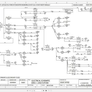 JCB Loader 260T T3 GE0 2010 2017 Electrical and Hydraulic Diagram (1)