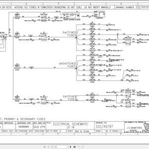JCB Loader 260T T4F GE0 2013 2017 Electrical and Hydraulic Diagram (1)