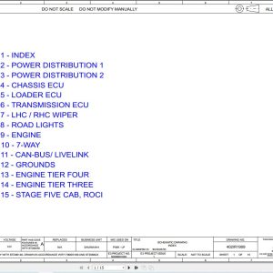 JCB Loader 270 ROW T3 GE0 2021 2025 Electrical and Hydraulic Diagram (1)
