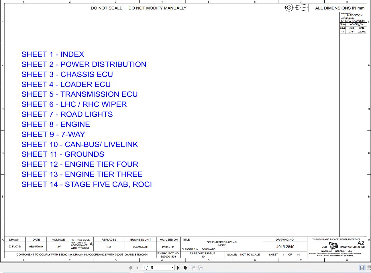 JCB Loader 270T STV GE0 2023 2025 Electrical and Hydraulic Diagram (1)