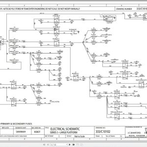 JCB Loader 300 T3 GE0 2011 2020 Electrical and Hydraulic Diagram (1)