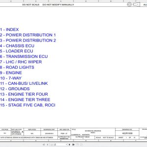 JCB Loader 300T STV GE0 Electrical and Hydraulic Diagram (1)