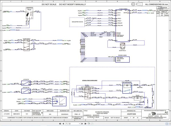 JCB Loader 300T STV GE0 Electrical and Hydraulic Diagram Jcb Loader 300T Stv Ge0 Electrical And Hydraulic Diagram (2)