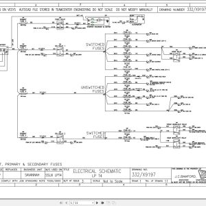 JCB Loader 320T T4F GE0 2013 2017 Electrical and Hydraulic Diagram (1)