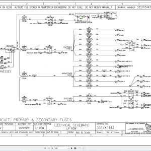JCB Loader 330 T3 GE0 2011 2018 Electrical and Hydraulic Diagram (1)
