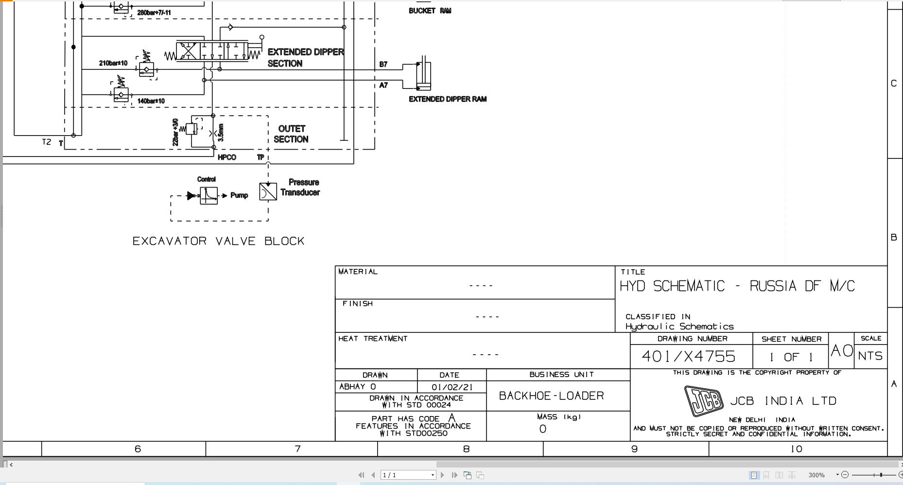 JCB Loader 3CX DUAL FUEL 2019 2021 Electrical and Hydraulic Diagram (2)