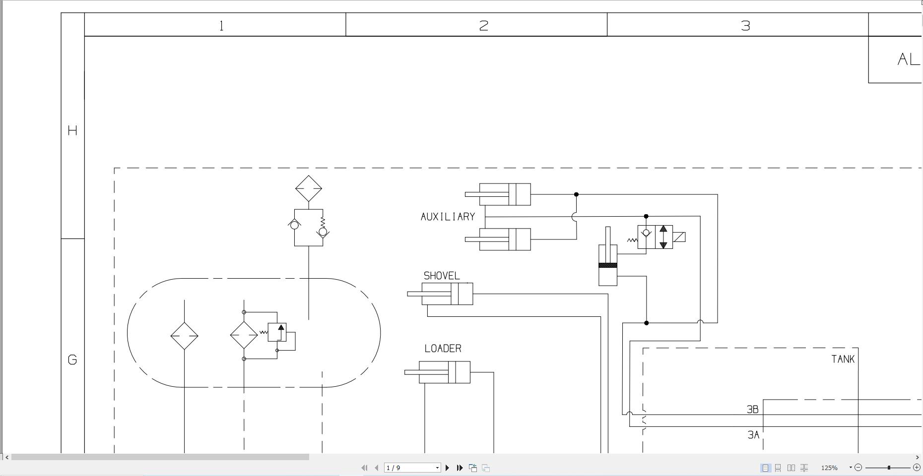 JCB Loader 3CX T3 JCB 2005 2025 Electrical and Hydraulic Diagram (2)