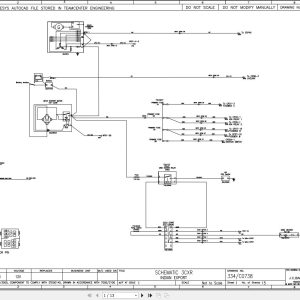 JCB Loader 3CXG T3 S0R 2017 2025 Electrical and Hydraulic Diagram (1)