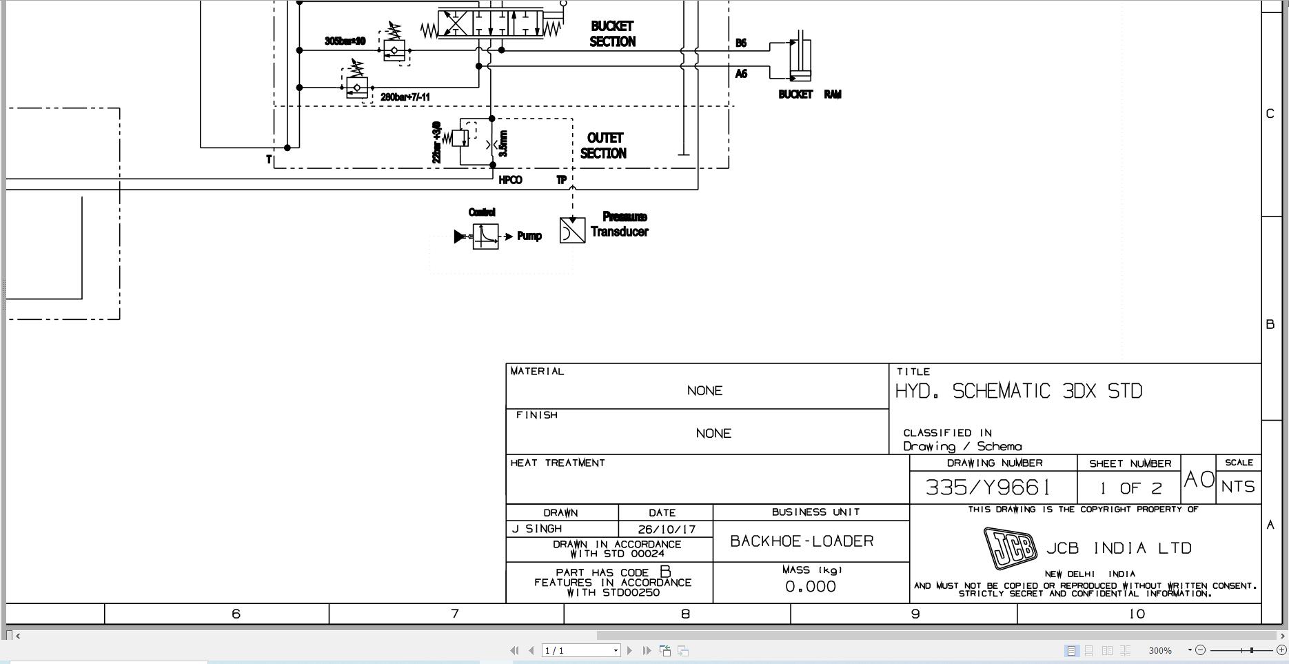 JCB Loader 3DX PLUS CEV Stage IV 2020 2025 Electrical and Hydraulic Diagram (3)