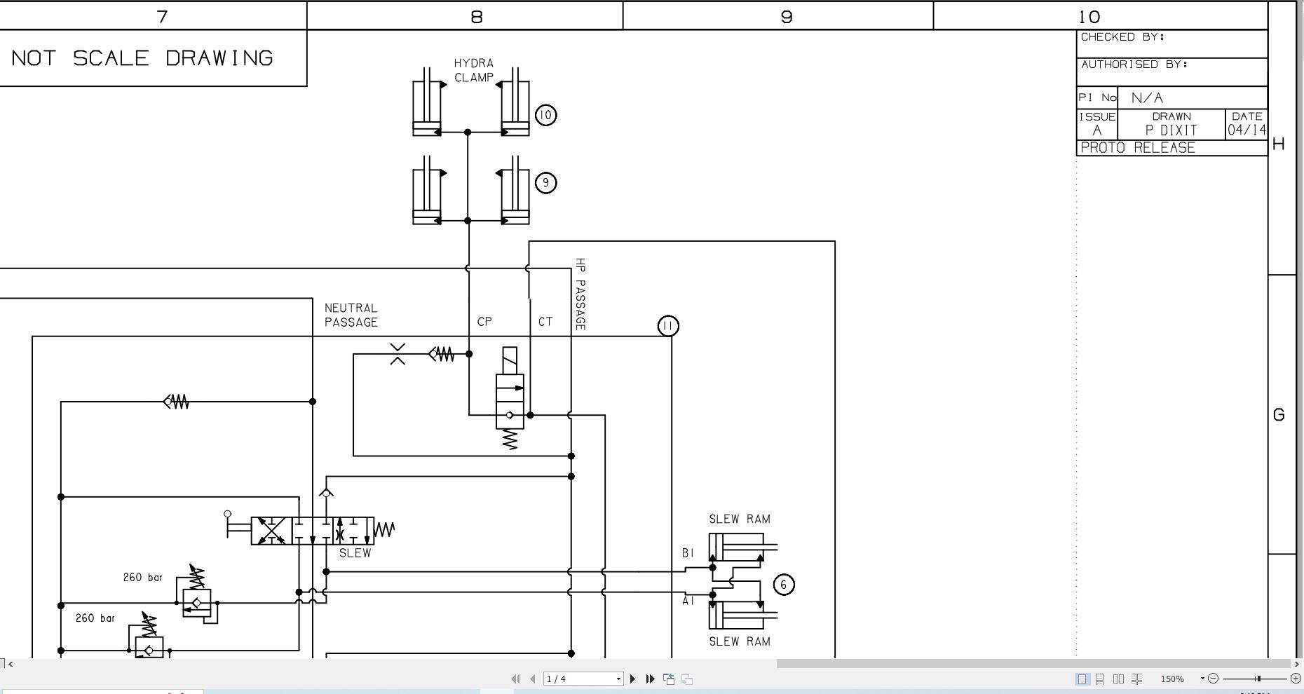 JCB Loader 3DX Pre BSII 1981 2018 Hydraulic Diagram (2)