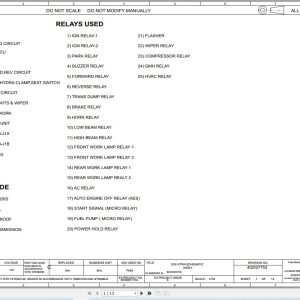 JCB Loader 3DX SUPER CEV Stage V 2022 2025 Electrical and Hydraulic Diagram (1)