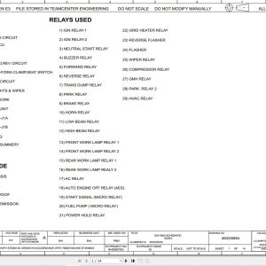 JCB Loader 3DX XTRA CEV Stage IV 2019 2024 Electrical and Hydraulic Diagram (1)