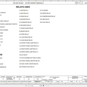 JCB Loader 3DX XTRA CEV Stage V 2023 2025 Electrical and Hydraulic Diagram (1)