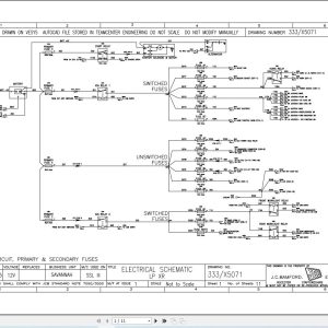 JCB Loader 3TS 8T T4F GE0 2016 2021 Electrical and Hydraulic Diagram (1)