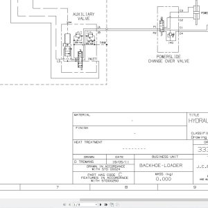 JCB Loader 4CX T2 M0S 2018 Electrical and Hydraulic Diagram (1)