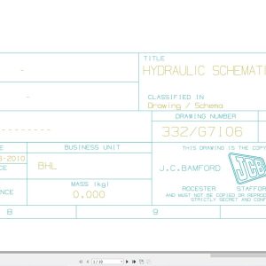 JCB Loader 4CX T4F JCB 2015 2025 Electrical and Hydraulic Diagram (1)