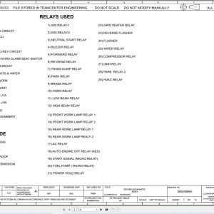JCB Loader 4DX CEV Stage IV 2020 2025 Electrical and Hydraulic Diagram (1)