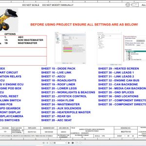 JCB Loader 5CX Servo Controls STV 2021 2025 Electrical and Hydraulic Diagram (1)