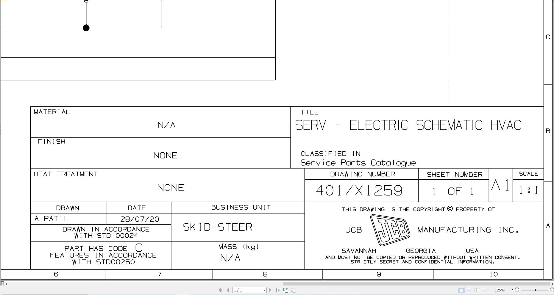 JCB Loader MC135C T4F 2013 2018 Electrical Diagram (1)